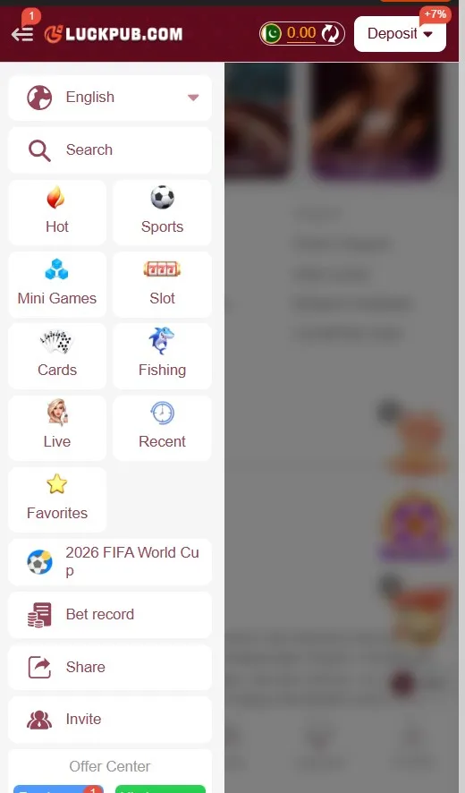 Luckpub App