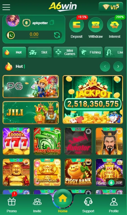 a6win game APK