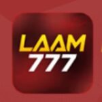 LAAM777 game download mobile icon design featuring bold yellow text and white 777 numbers.