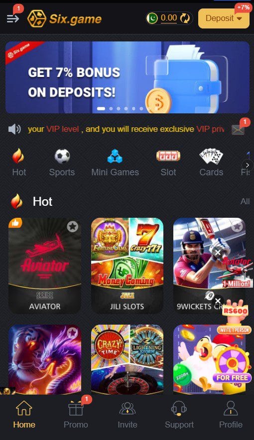 Six Game (6 Game) APK Download – Real Testing on Android (Pakistan) 2 Six Game app profile dashboard interface wallet controls testing on Pixel 8a