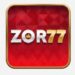 Download the official app logo and icon asset for the ZOR77 Game APK Download, featuring a sleek red and gold design