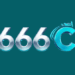 Metallic silver and cyan 666C Game logo with airplane graphic on dark teal splash screen
