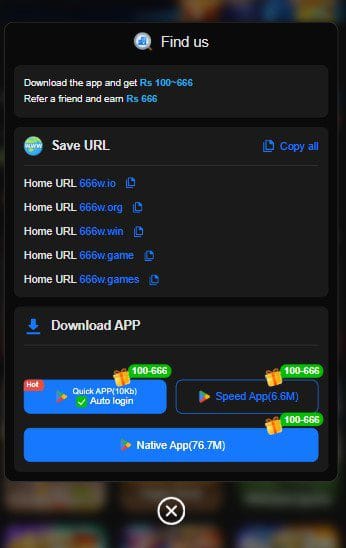 666w game download options android