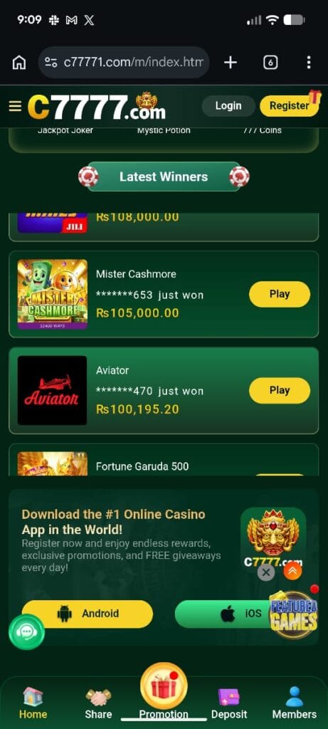 C7777 Game Download APK
